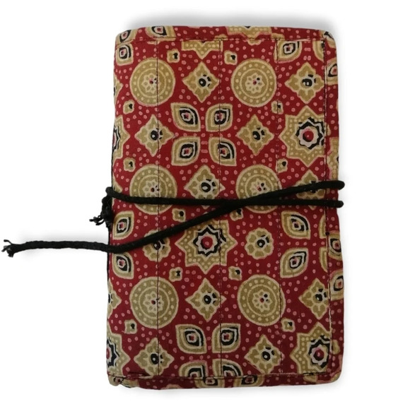 NWOT Natural Paper Plain Notebook with Soft Cover and Tie Closure - Picture 1 of 15